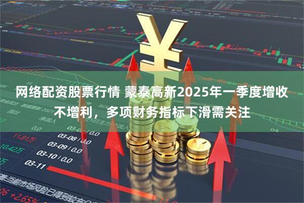 网络配资股票行情 蒙泰高新2025年一季度增收不增利，多项财务指标下滑需关注