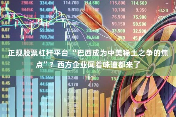 正规股票杠杆平台 “巴西成为中美稀土之争的焦点”？西方企业闻着味道都来了